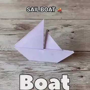 Barca con vela