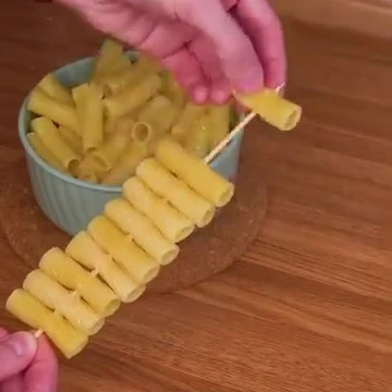 Spiedini di pasta