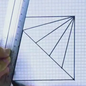 Disegno di un diamante con linee e riflessi