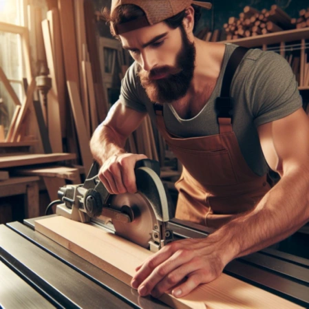 Riparazione di una cerniera e stuccatura di una crepa nel legno